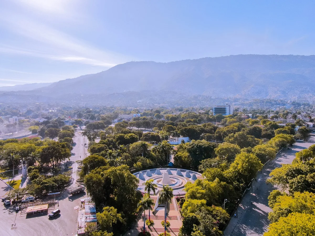 Os 10 departamentos de Haiti