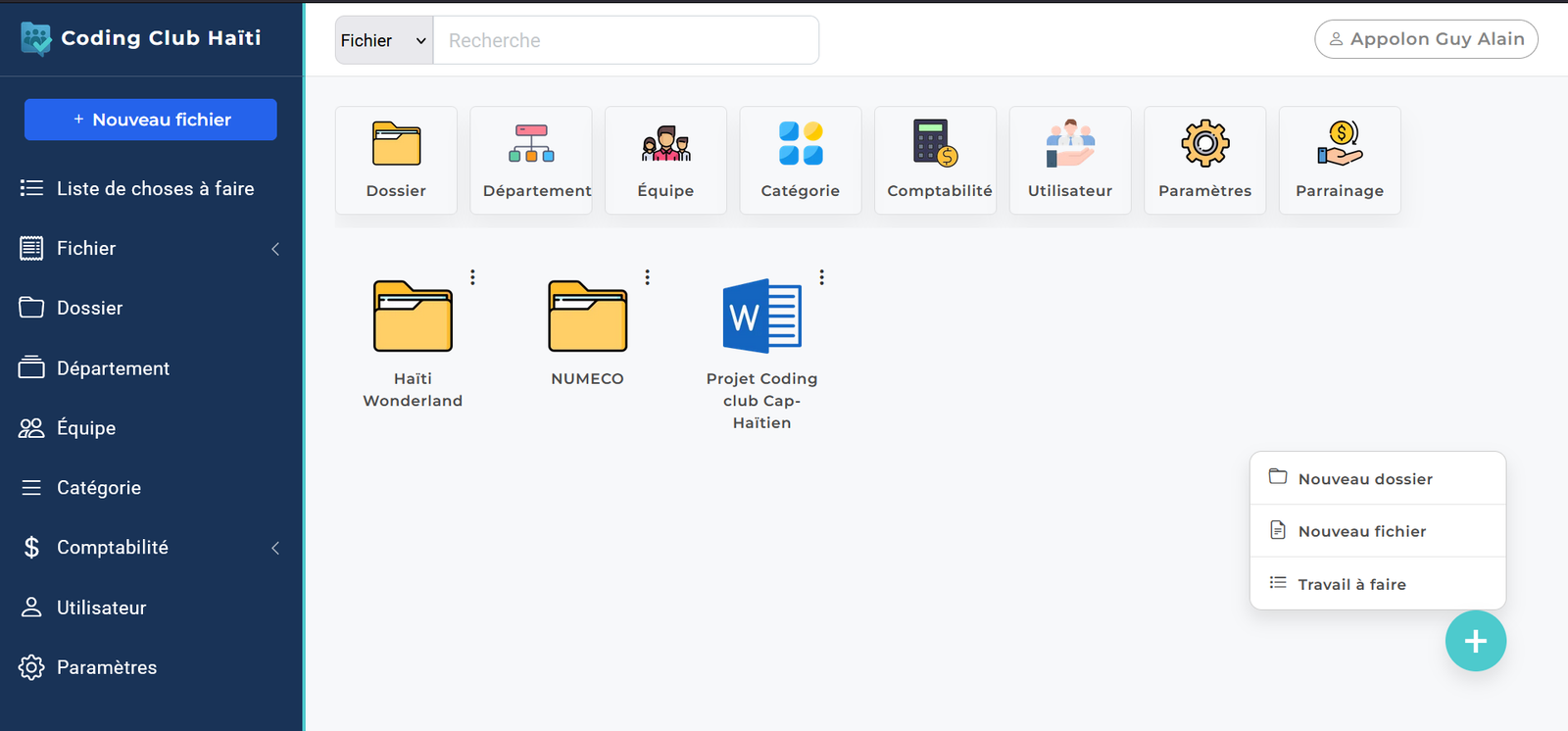 MyTeamCollab : Appolon Guy Alain révolutionne le partage de documents en équipe MyTeamCollab : Appolon Guy Alain révolutionne le partage de documents en équipe