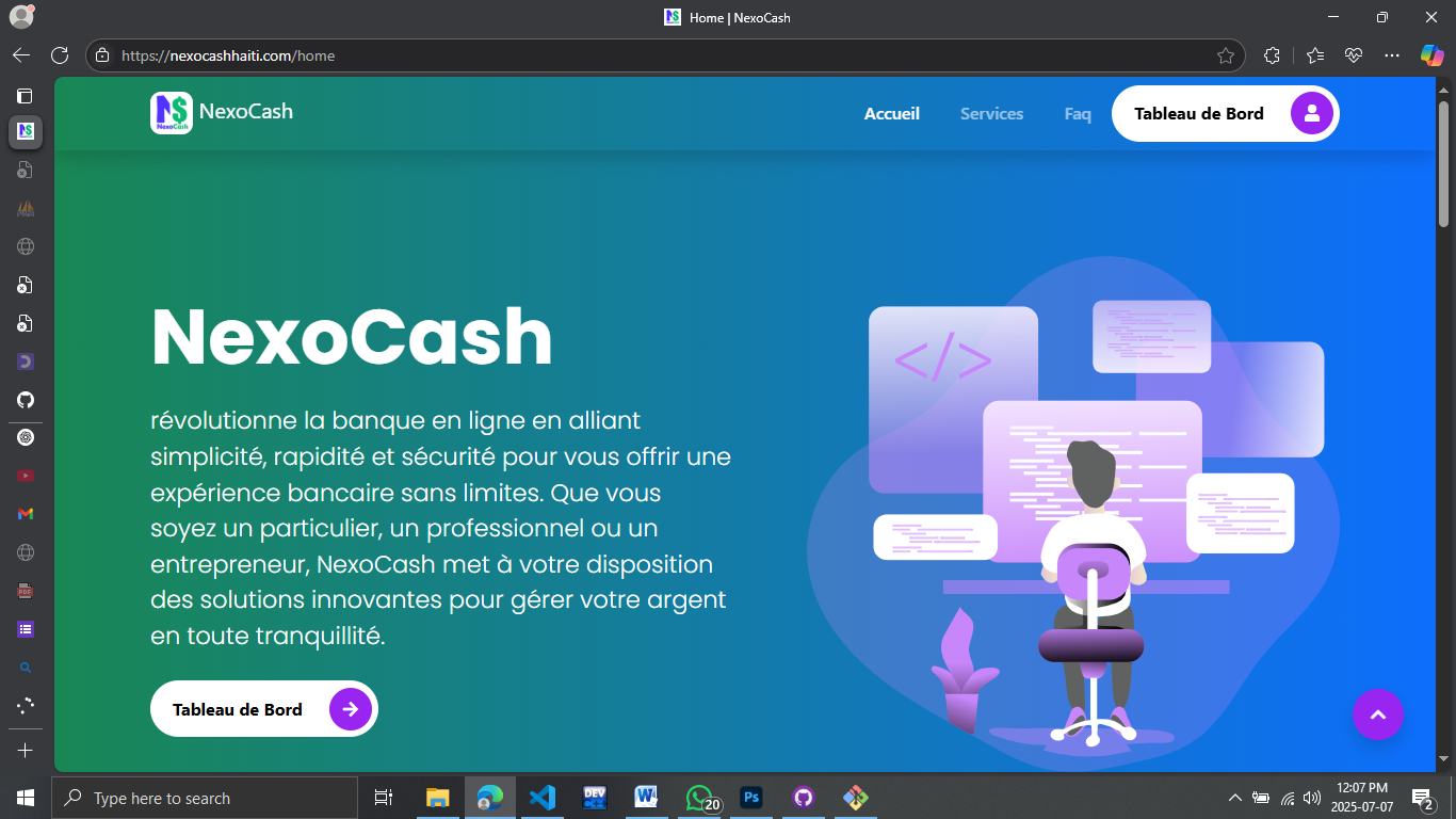NexoCash Haïti : La Révolution des Cartes Virtuelles au Service de Tous NexoCash Haïti : La Révolution des Cartes Virtuelles au Service de Tous